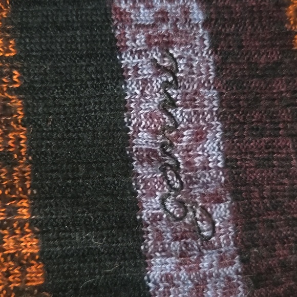 Ganni Striped Merino Wool Turtleneck Sweater, Open Back, S, NWT - Picture 4 of 8